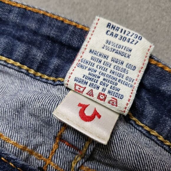 True Religion jeans with thick stitch embroidered pockets skinny size 29 - Picture 13 of 16